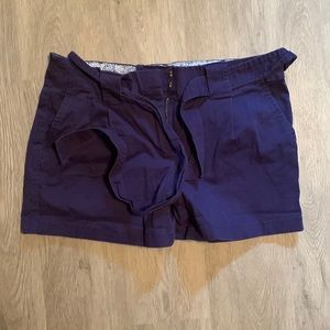 Cynthia Rowley Navy Blue Shorts